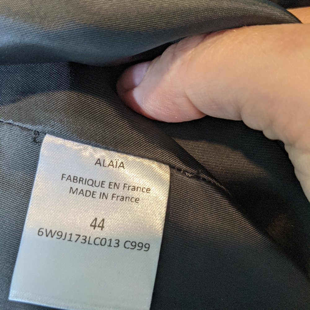 Alaia Leather Maxi skirt size XL (44) BNWT - Picture 7 of 11